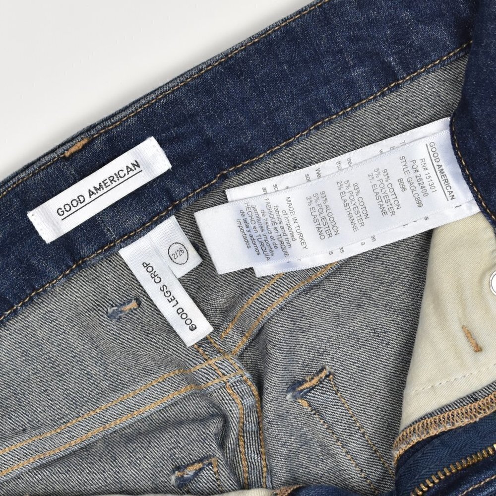 Good American Good Legs Crop Jeans 2/26 - Picture 7 of 8